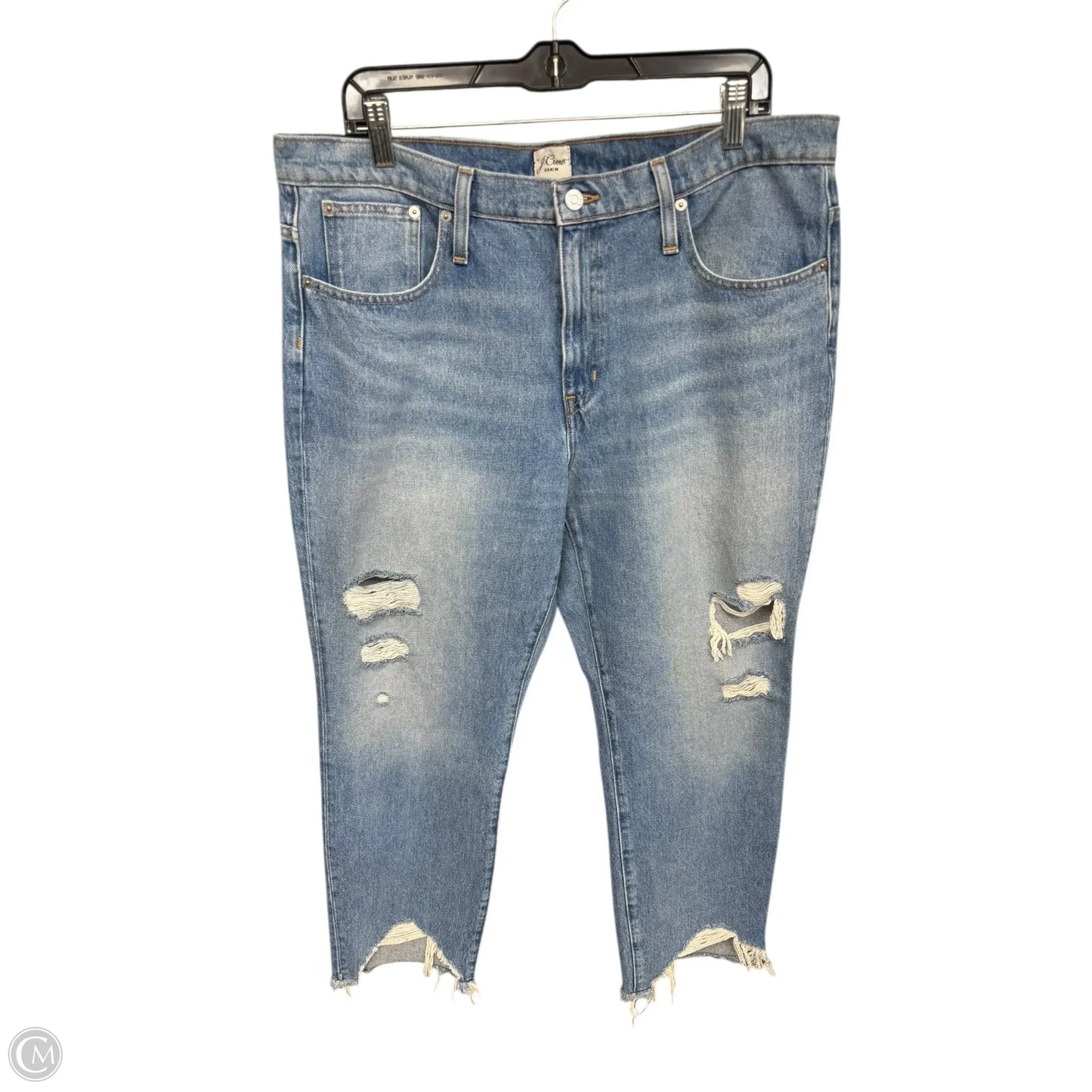 Jeans Boyfriend By J. Crew In Blue Denim, Size: 14