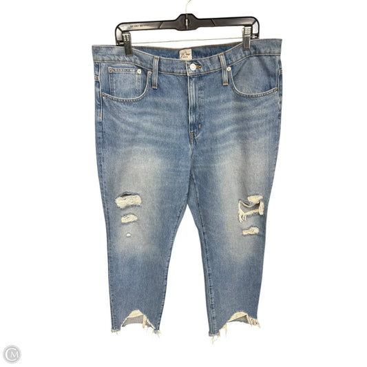 Jeans Boyfriend By J. Crew In Blue Denim, Size: 14