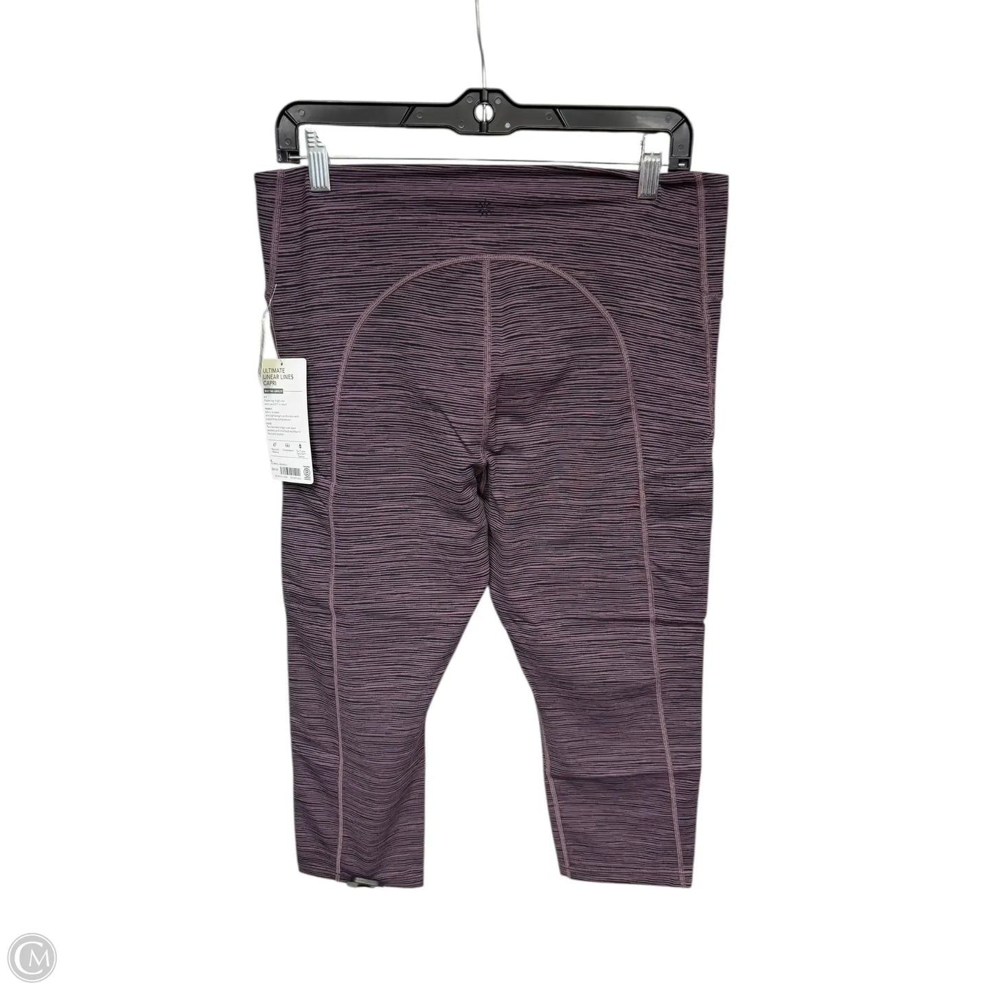 Athletic Capris By Athleta In Purple, Size: L