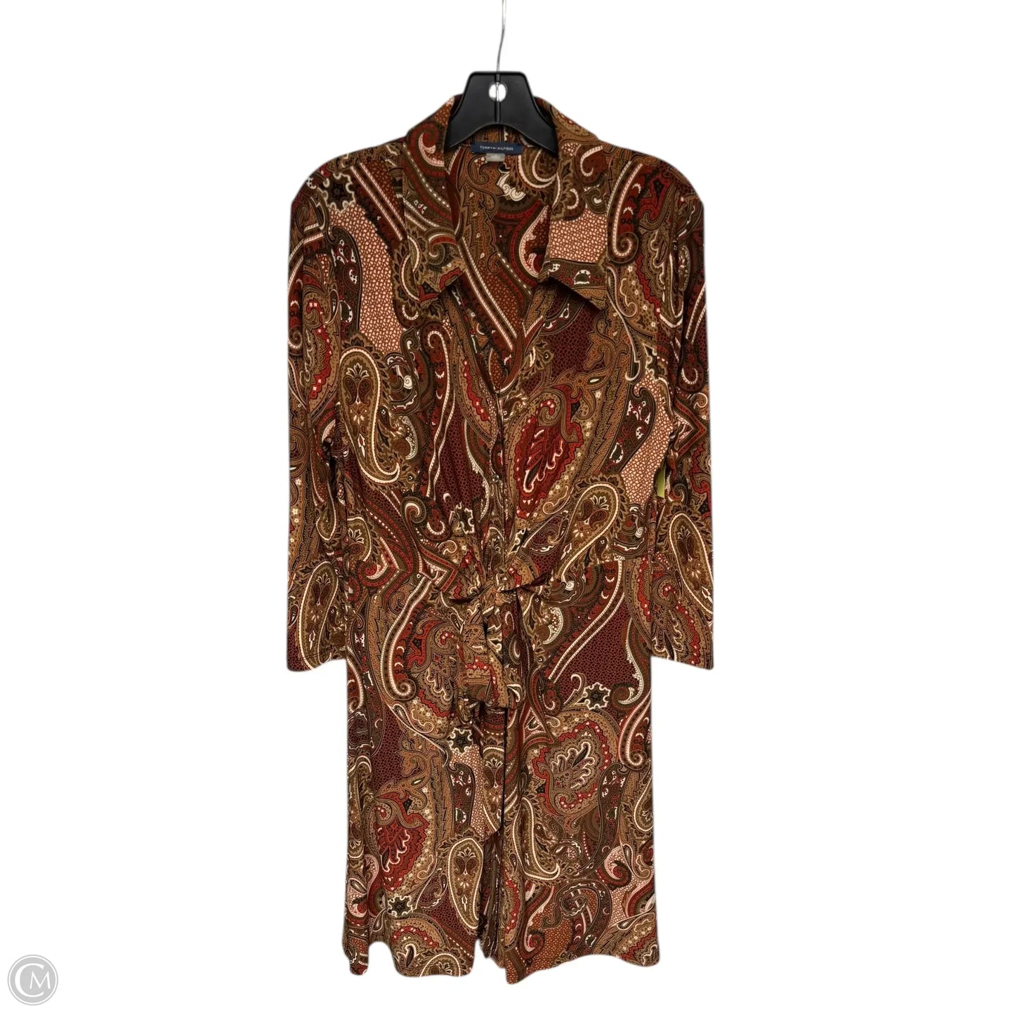 Dress Party Long By Tommy Hilfiger In Brown, Size: 14