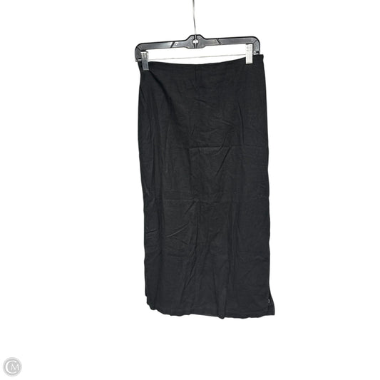 Skirt Midi By Gap In Black, Size: S