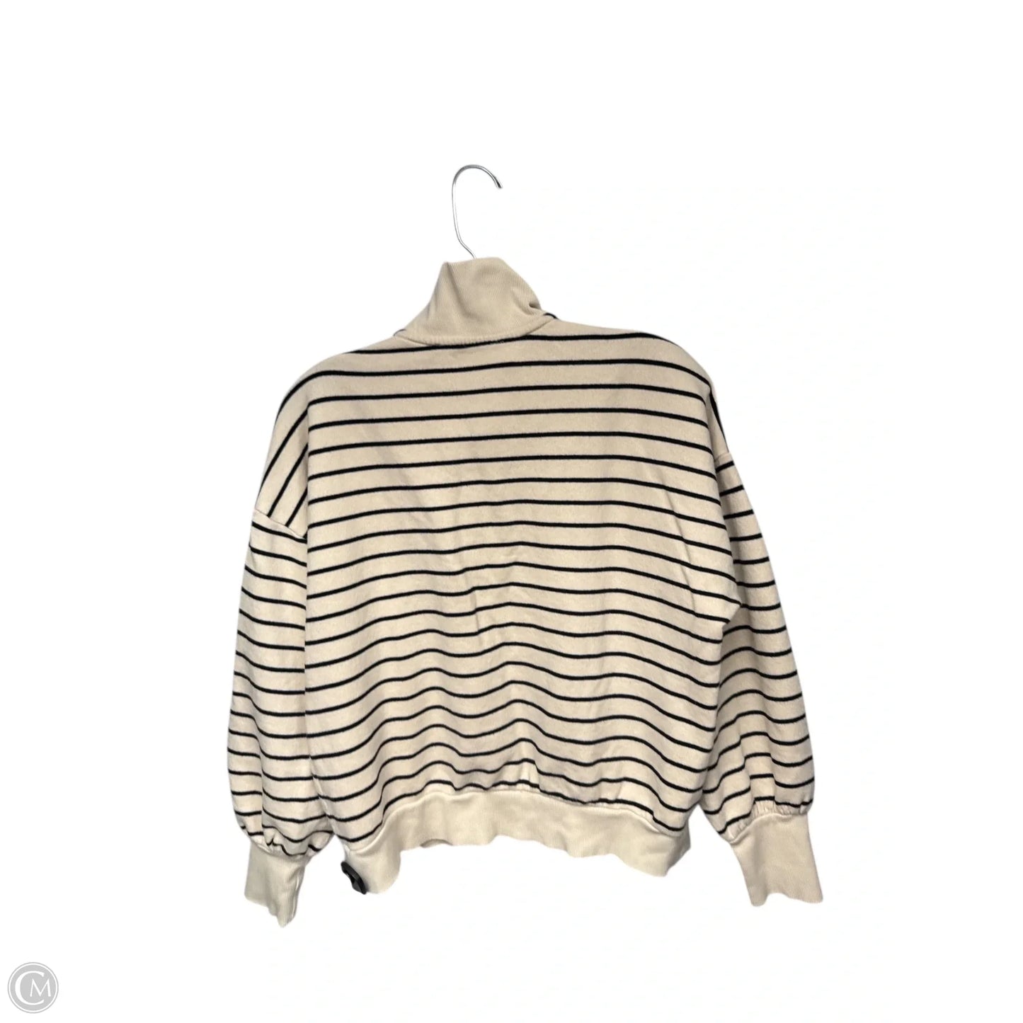 Sweatshirt Crewneck By Loft In Striped Pattern, Size: M