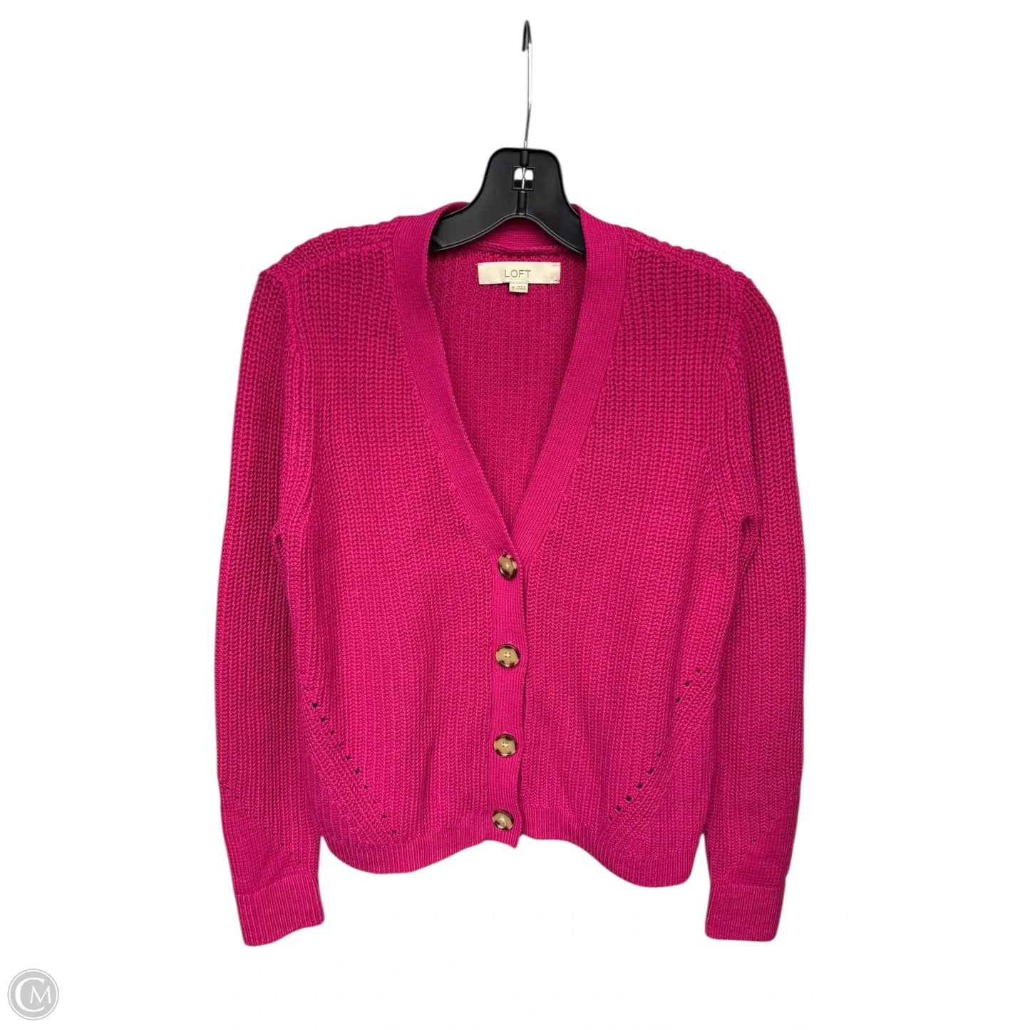 Cardigan By Loft In Pink, Size: M