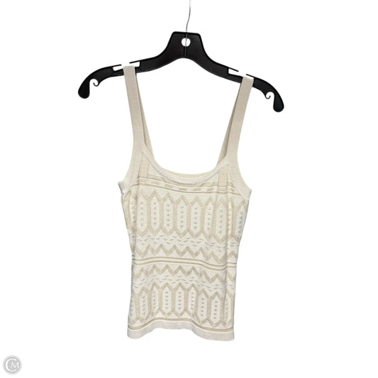 Top Sleeveless By White House Black Market In Cream, Size: Xs