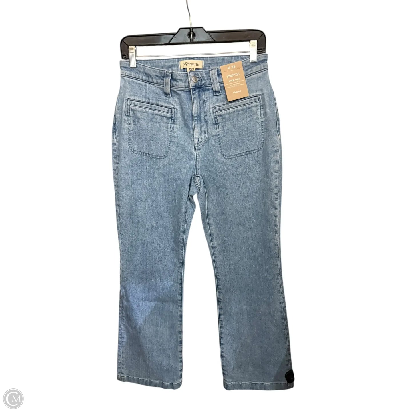 Jeans Boot Cut By Madewell In Blue Denim, Size: 28