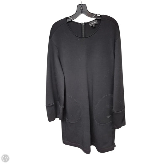 Dress Work By Emporio Armani In Black, Size: Xl