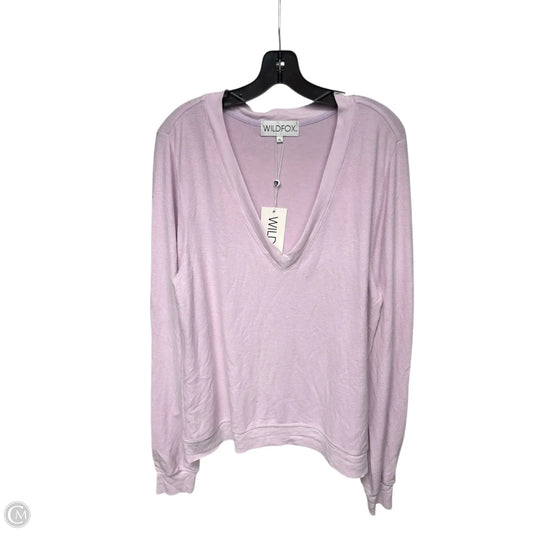 Sweater By Wildfox In Purple, Size: Xl