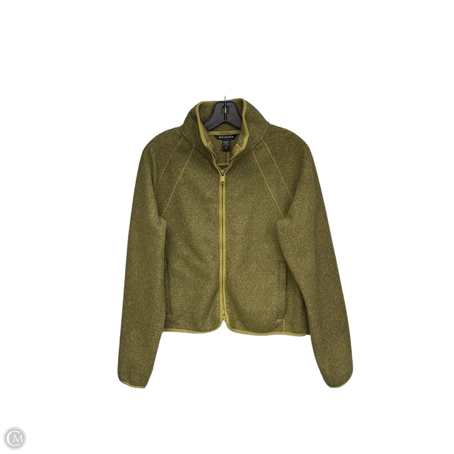 Jacket Fleece By Athleta In Green, Size: S