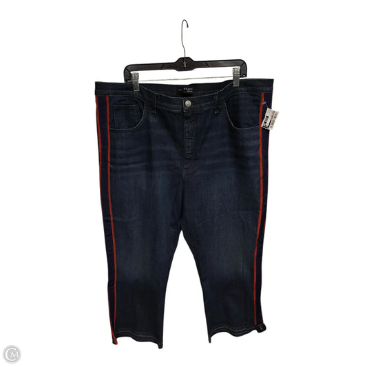 Jeans Boot Cut By Veronica Beard In Blue Denim, Size: 22