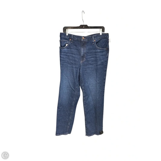 Jeans Straight By Universal Thread In Blue Denim, Size: 14