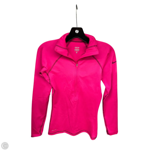 Athletic Sweatshirt Collar By Nike Apparel In Pink, Size: Xs