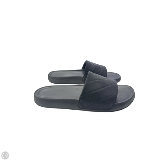 Sandals Flats By Lululemon In Black, Size: 10