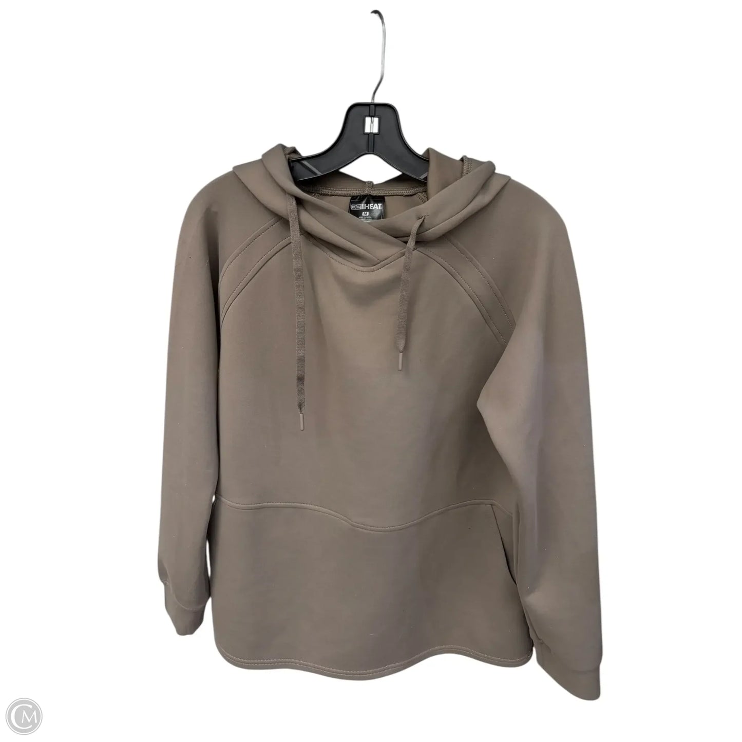Sweatshirt Hoodie By 32 Degrees In Brown, Size: M