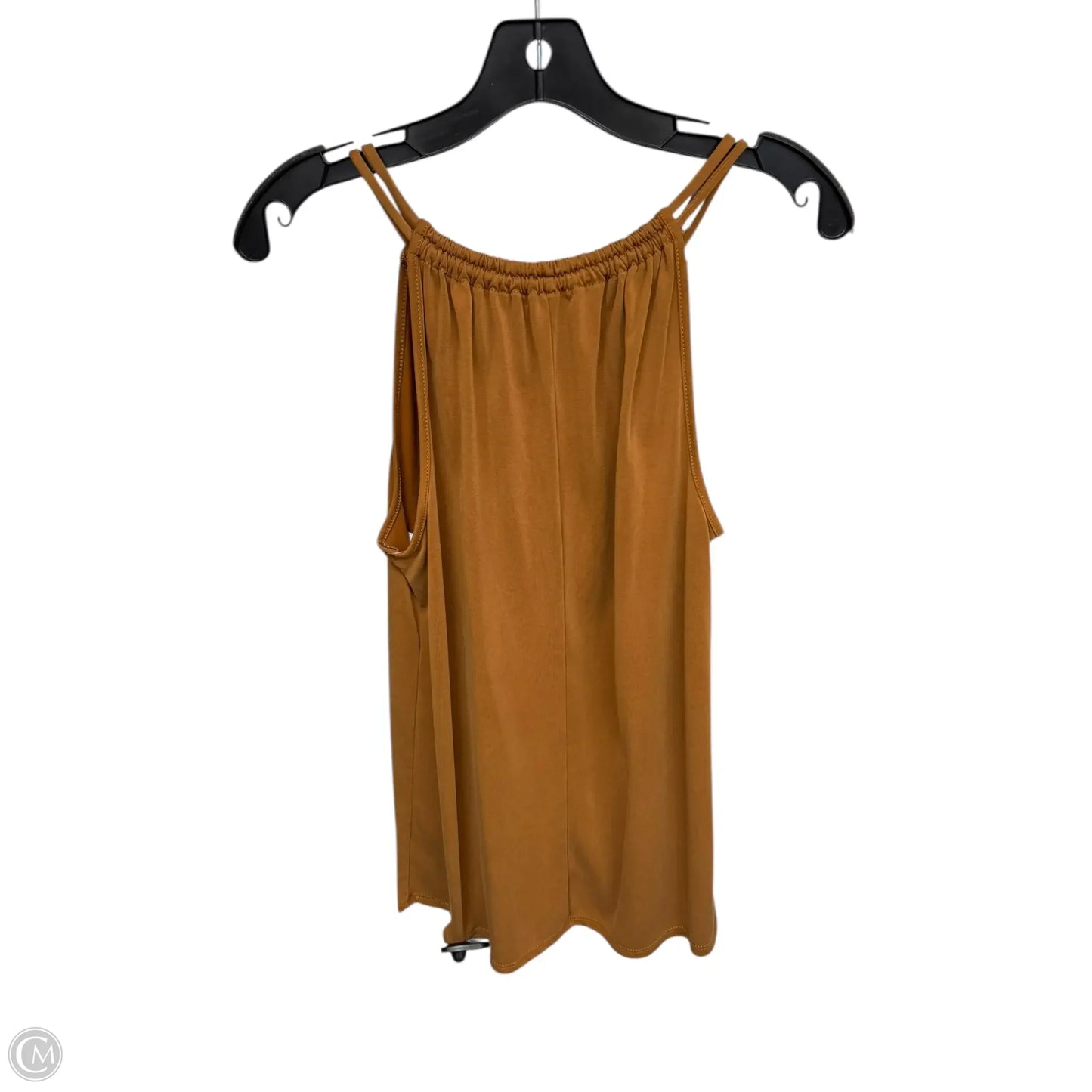 Top Sleeveless By Green Envelope In Orange, Size: L