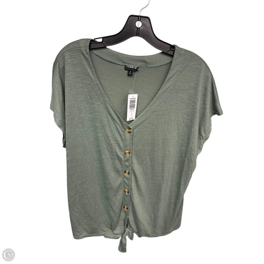 Top Short Sleeve By Torrid In Green, Size: L