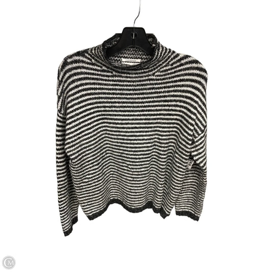 Sweater By Anthropologie In Grey & White, Size: Xs