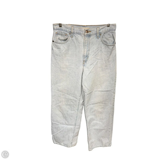 Jeans Straight By Levis In Blue Denim, Size: 8