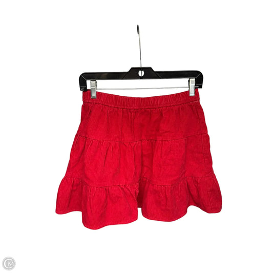 Skirt Mini & Short By Le Lis In Red, Size: M