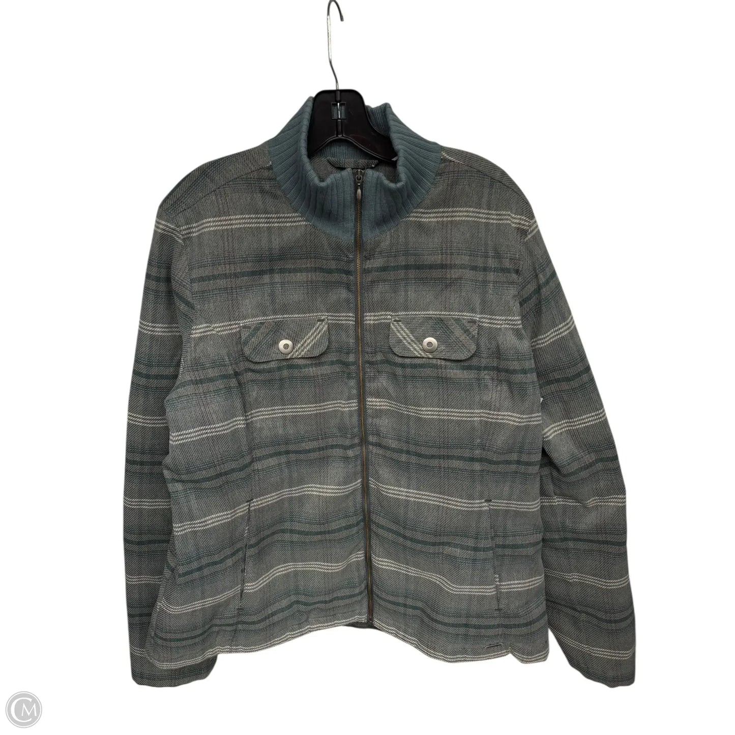 Coat Other By Prana In Blue & Green, Size: Xl