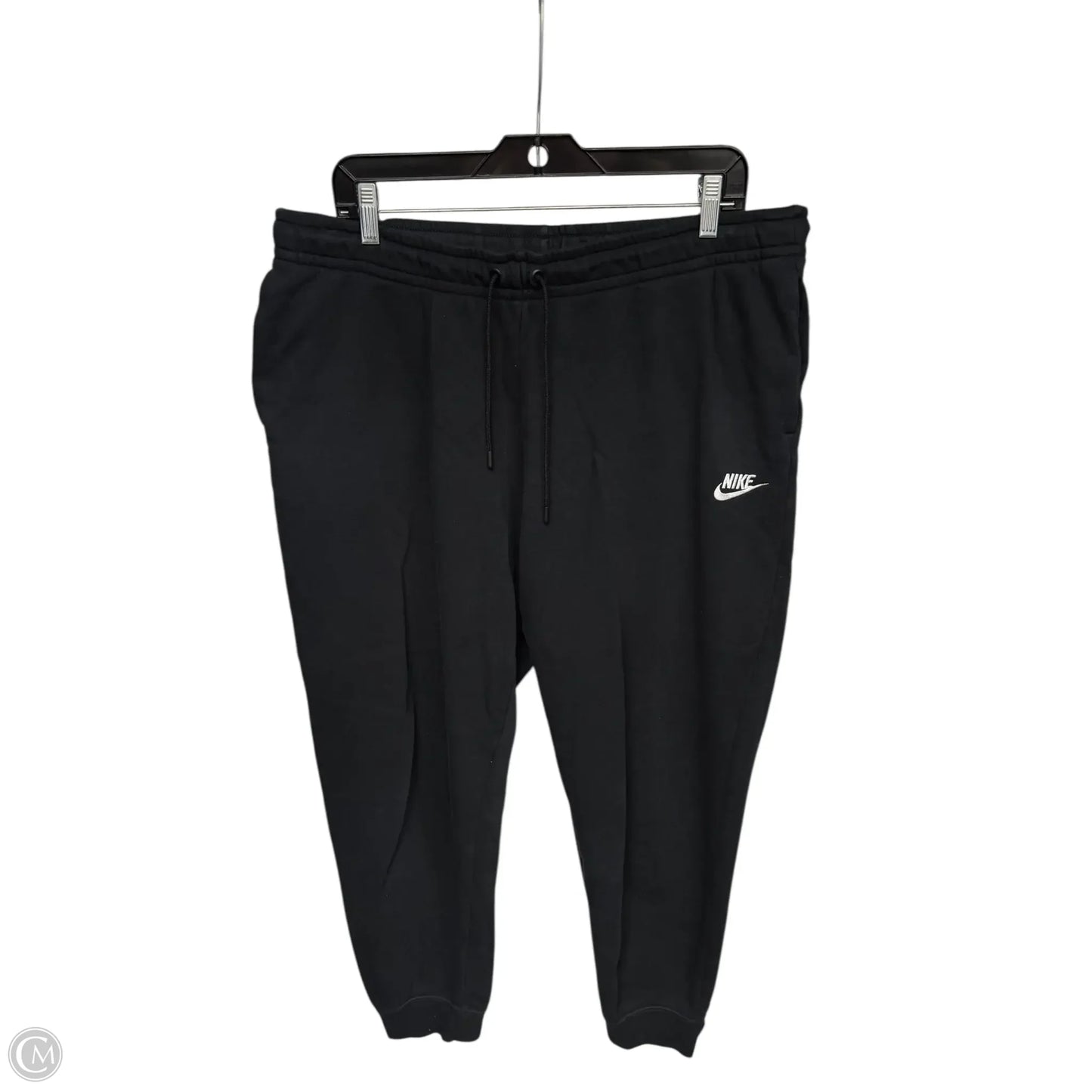 Athletic Pants By Nike Apparel In Black, Size: Xl