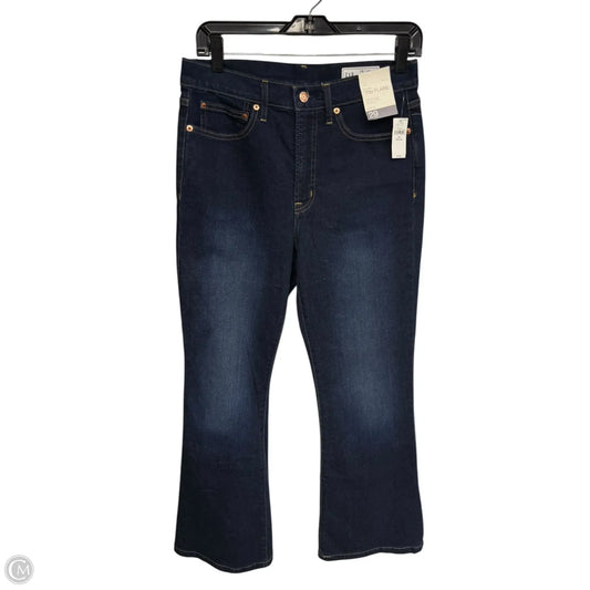 Jeans Flared By Gap In Blue Denim, Size: 8