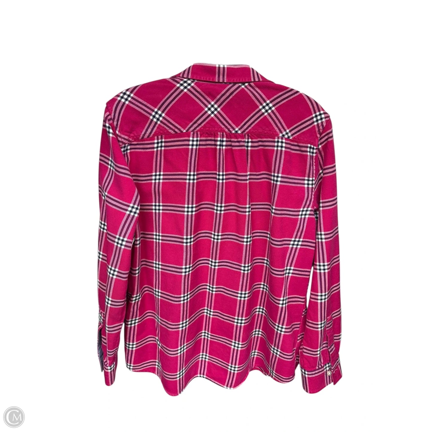 Top Long Sleeve By Lands End In Pink, Size: L