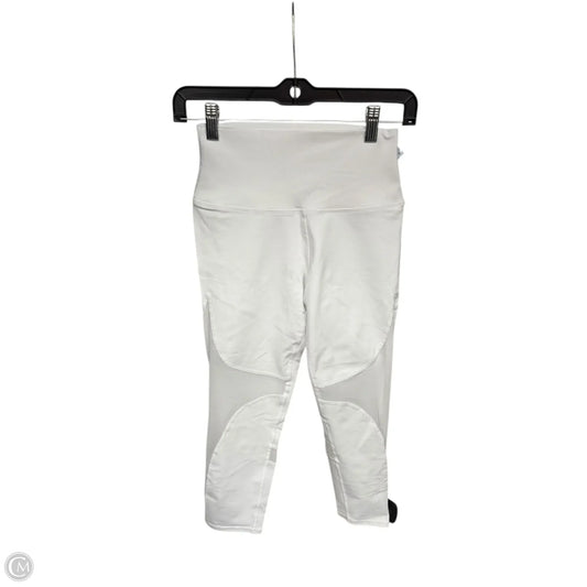 Athletic Leggings By Alo In White, Size: S