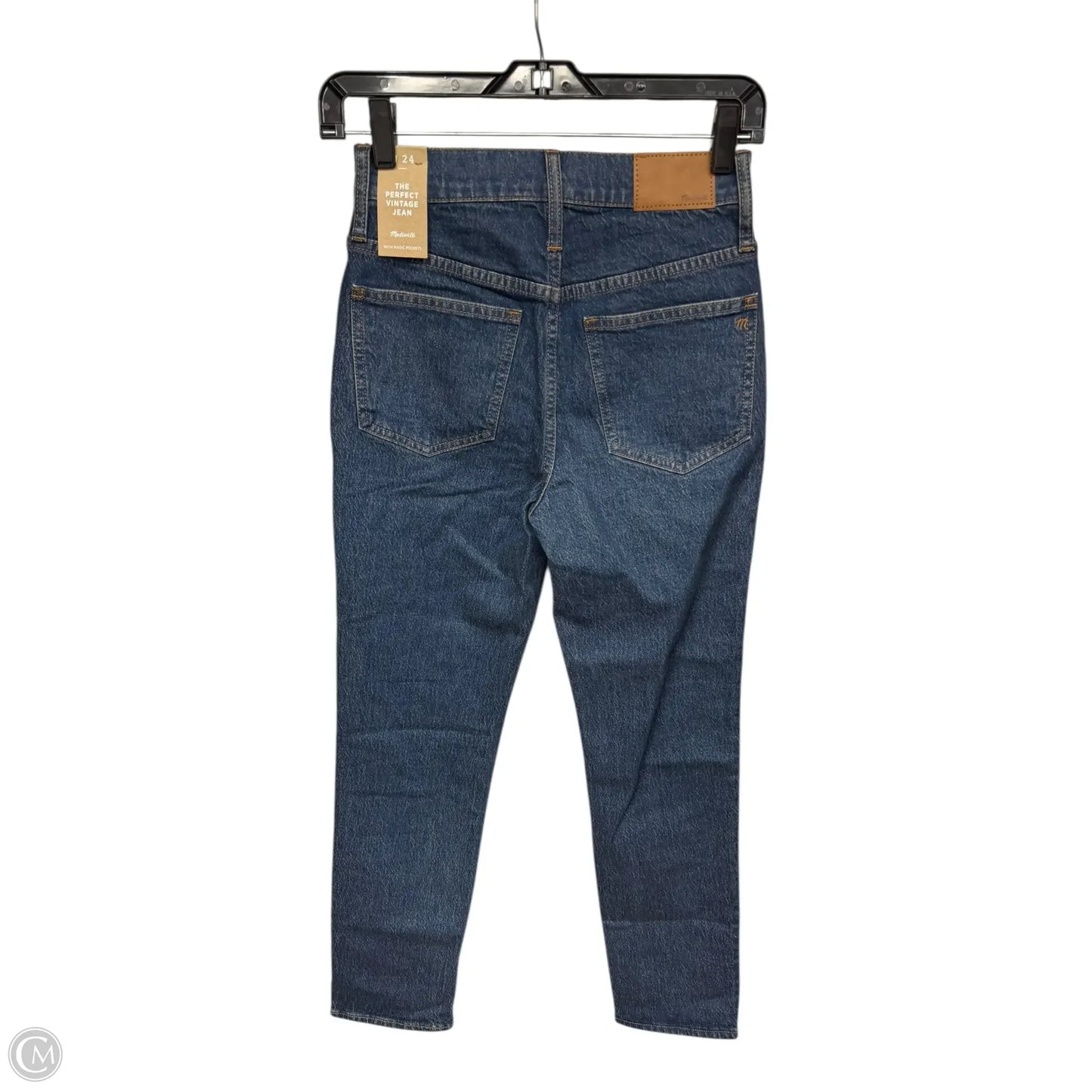 Jeans Straight By Madewell In Blue Denim, Size: 24