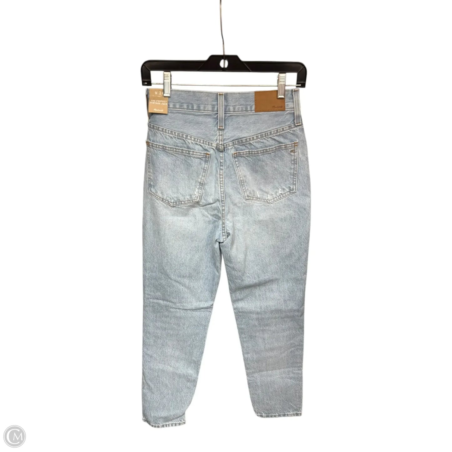Jeans Straight By Madewell In Blue Denim, Size: 24