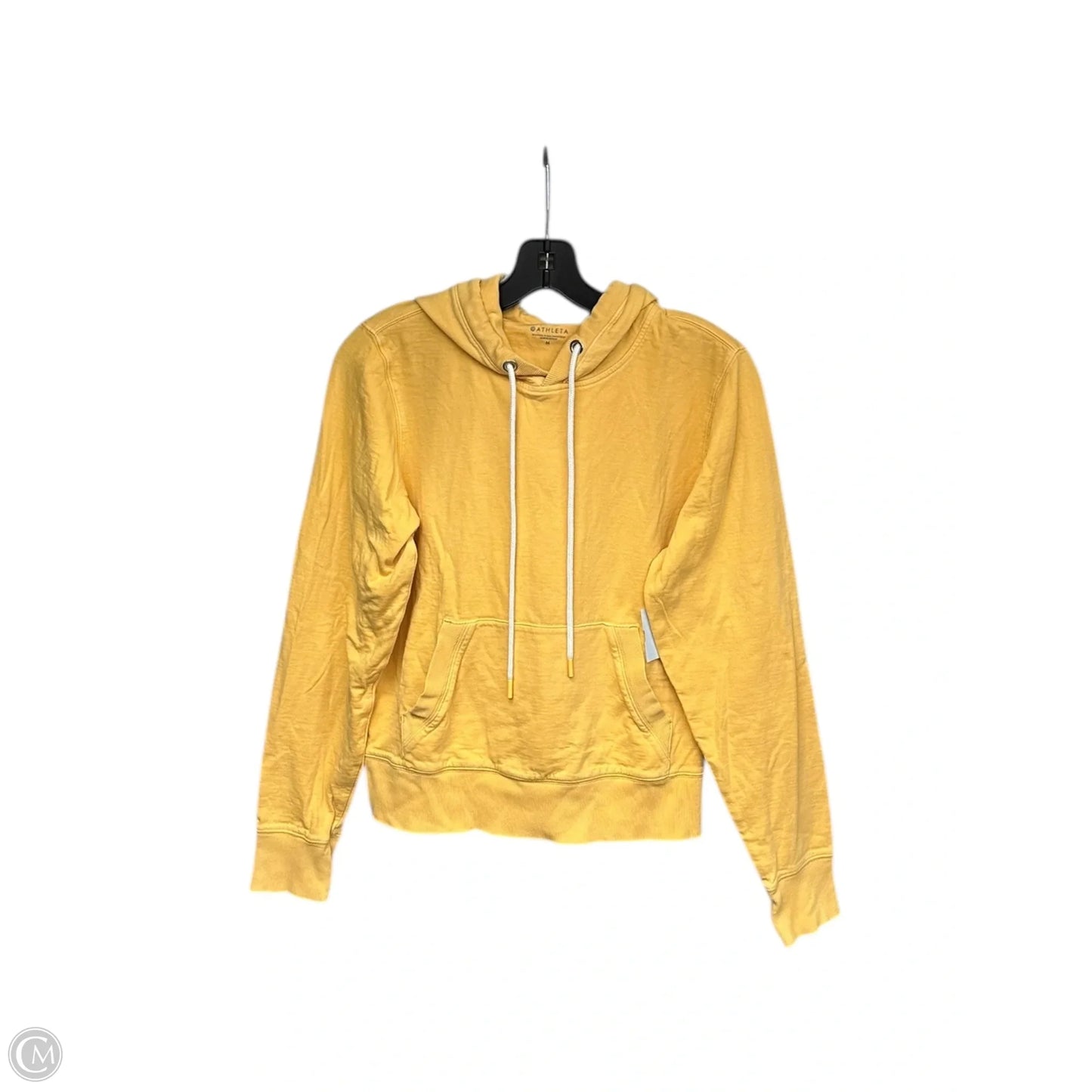 Athletic Sweatshirt Hoodie By Athleta In Orange, Size: M