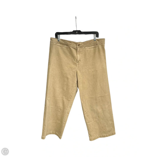 Pants Cropped By Madewell In Tan, Size: 14