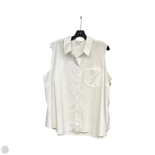 Top Sleeveless By Athleta In White, Size: Xl