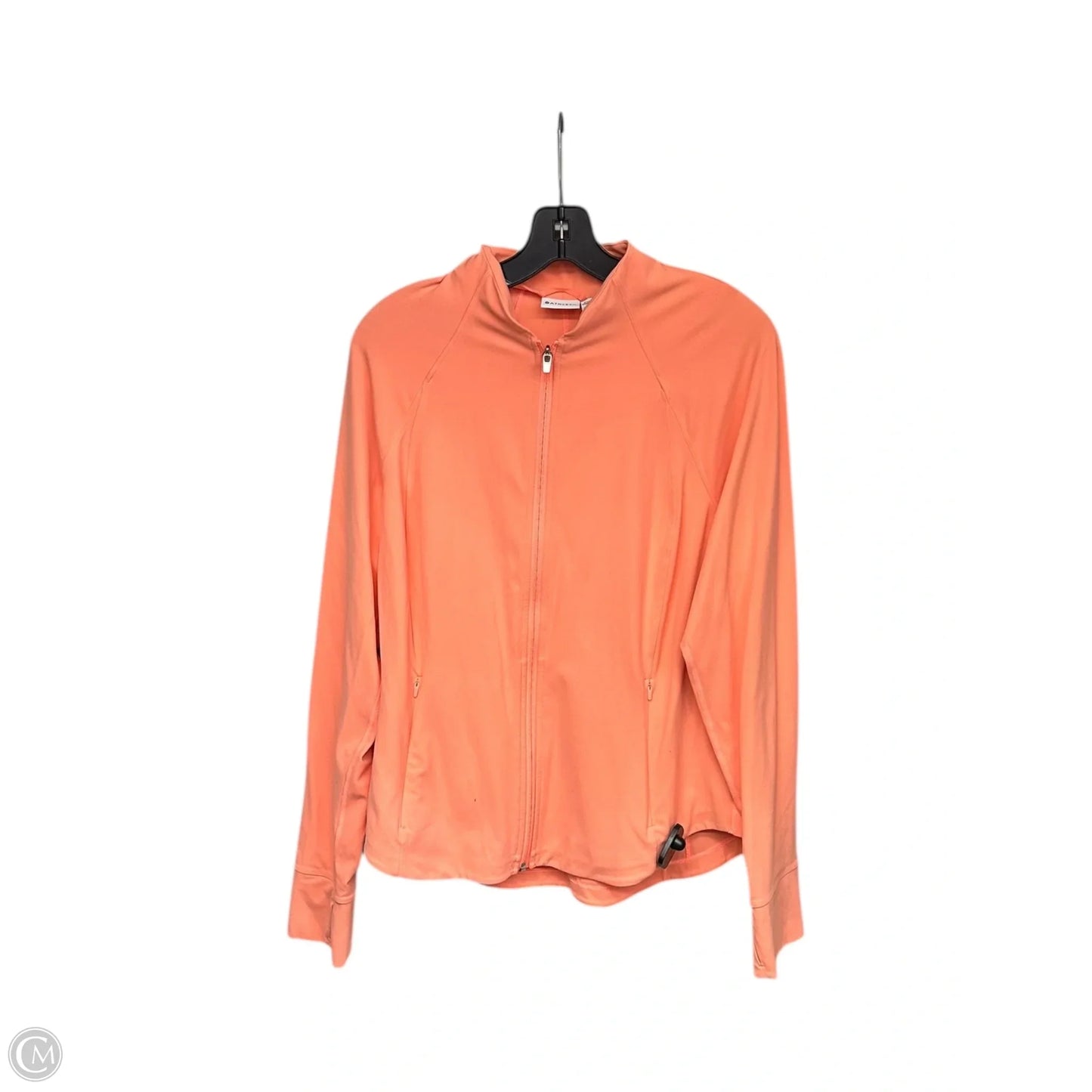Athletic Sweatshirt Collar By Athleta In Orange, Size: Xl