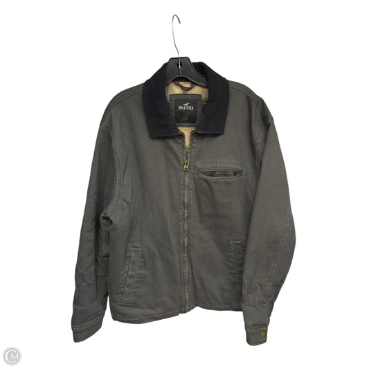 Jacket Other By Hollister In Grey, Size: L