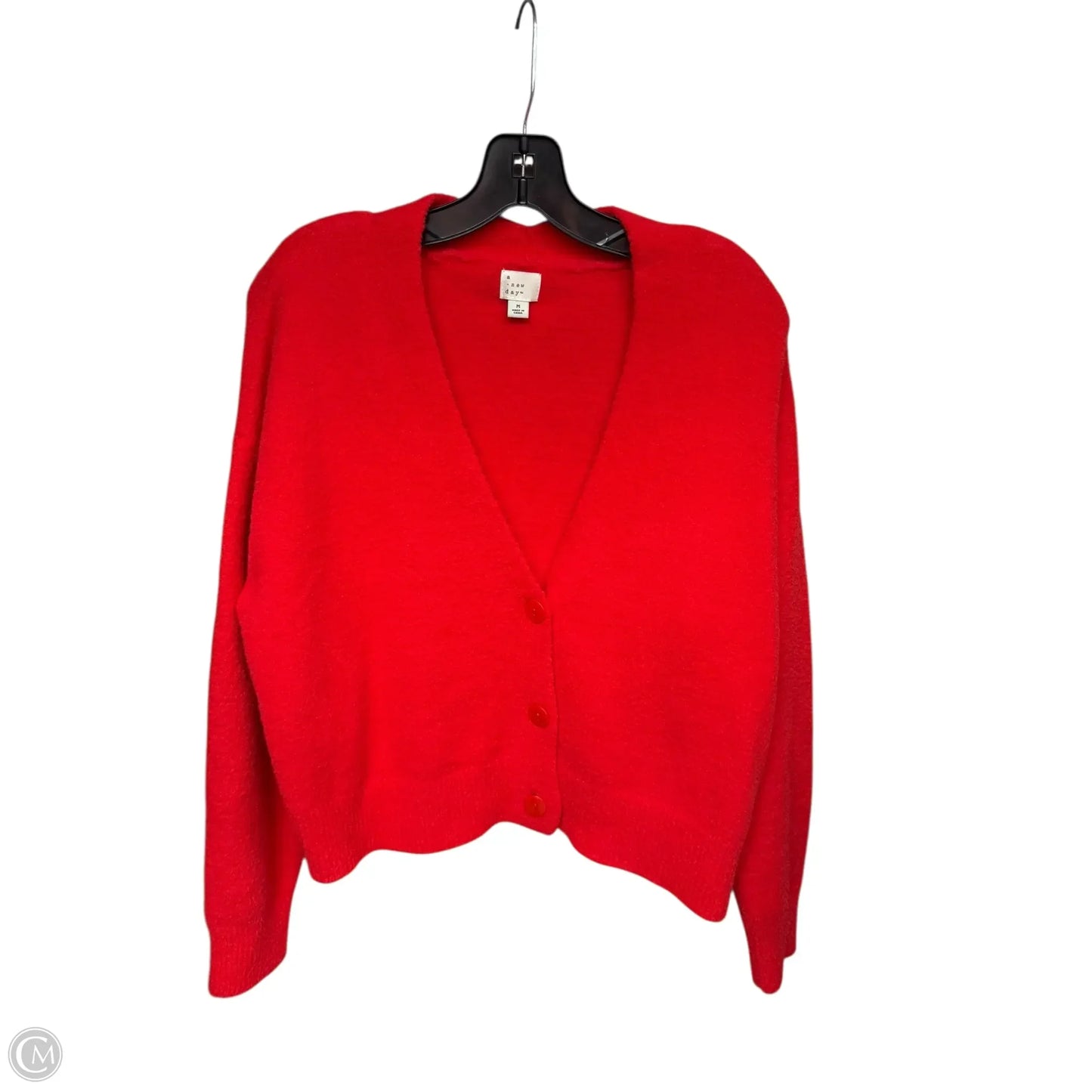Cardigan By A New Day In Red, Size: M