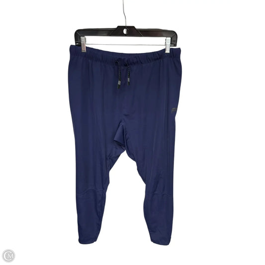 Athletic Pants By Fabletics In Navy, Size: L