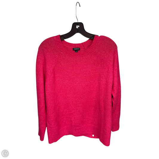 Sweater By Torrid In Pink