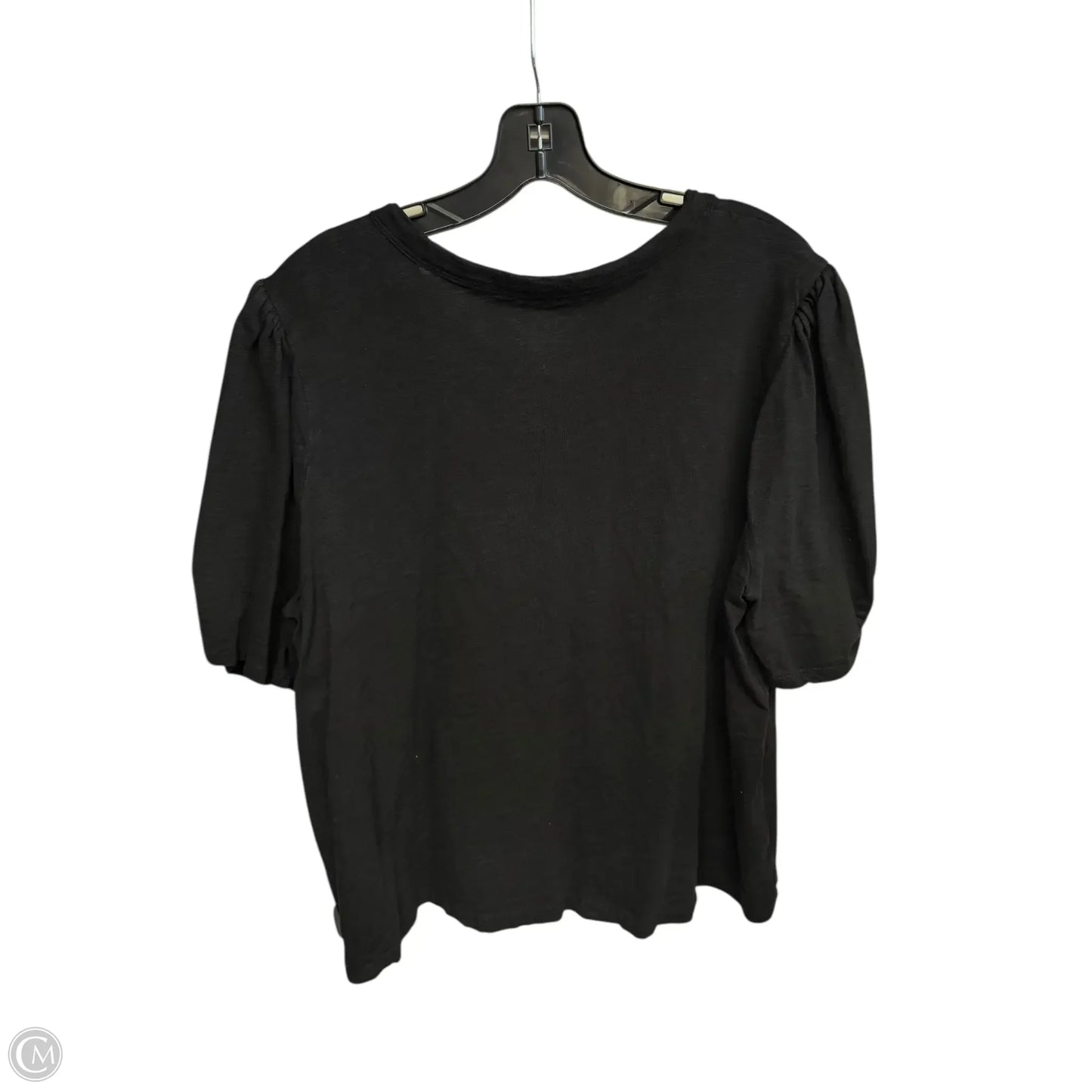 Top Short Sleeve By Chicos In Black, Size: Xxl