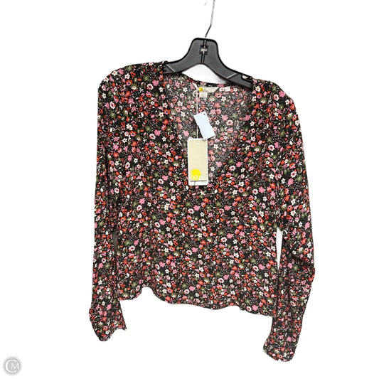 Top Long Sleeve By Boden In Floral Print, Size: 4