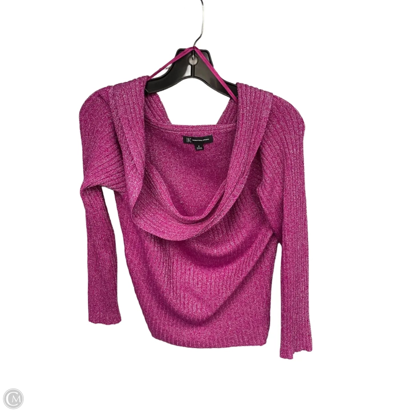 Top Long Sleeve By Inc In Pink, Size: M