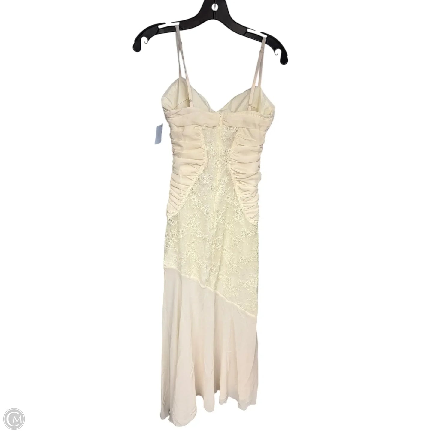 Dress Casual Maxi By Clothes Mentor In Cream, Size: M