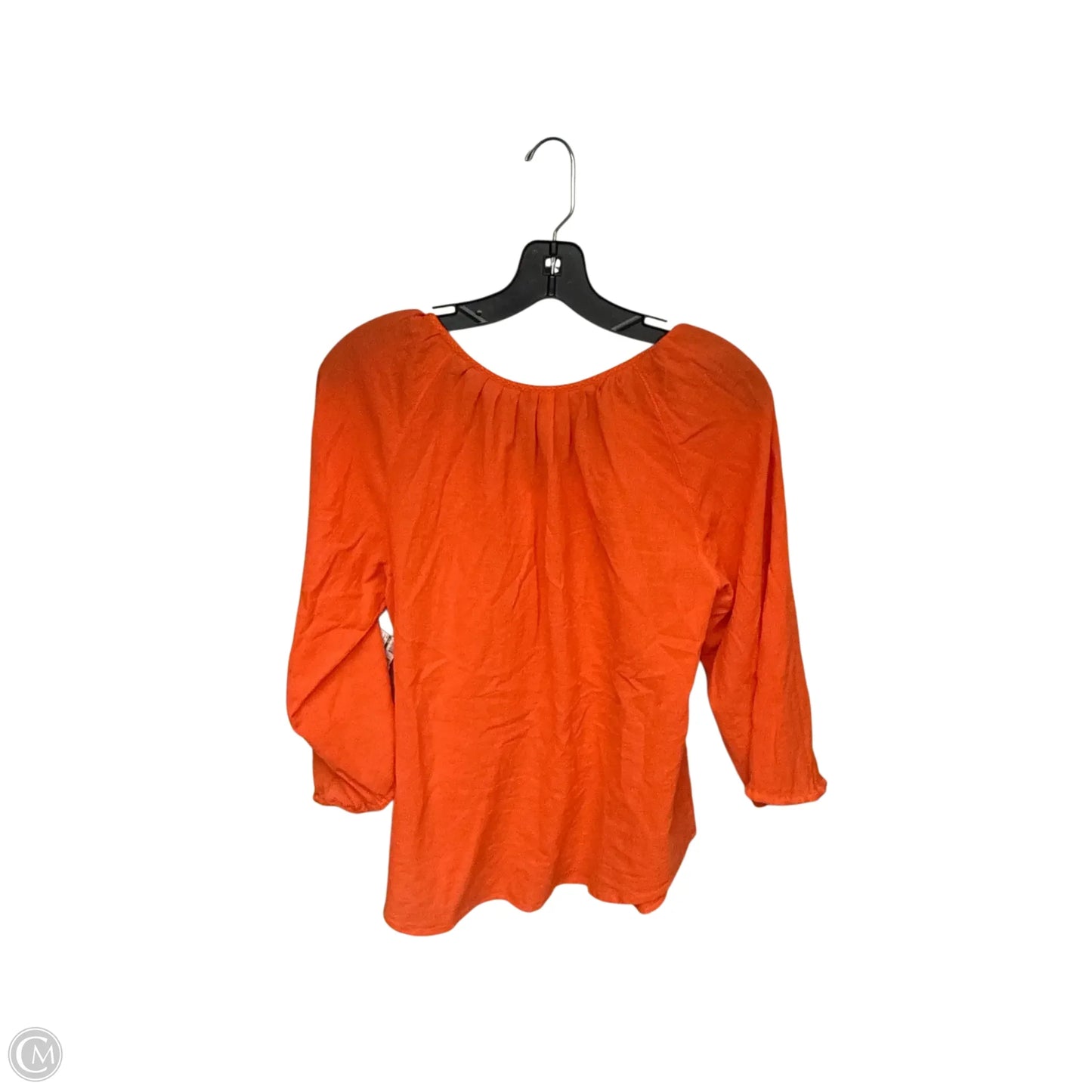 Top 3/4 Sleeve By Joie In Orange, Size: S