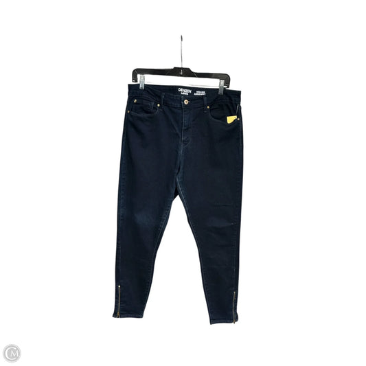 Jeans Skinny By Levis In Blue Denim, Size: 14