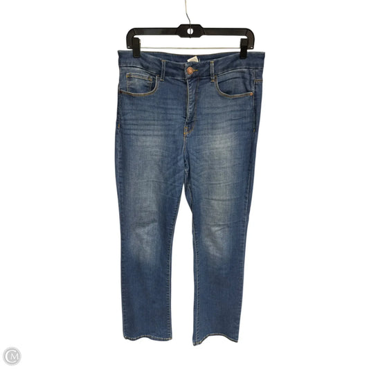 Jeans Straight By Time And Tru In Blue Denim, Size: 12
