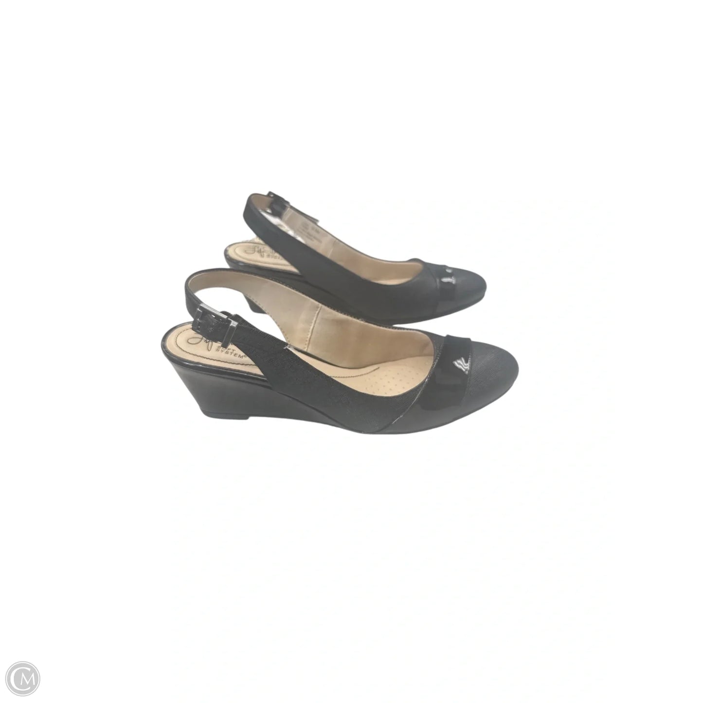 Shoes Heels Wedge By Life Stride In Black, Size: 8.5
