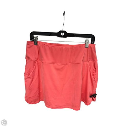 Athletic Skort By Puma In Pink, Size: L