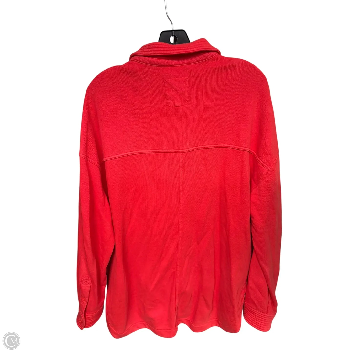 Jacket Shirt By Aerie In Orange, Size: M