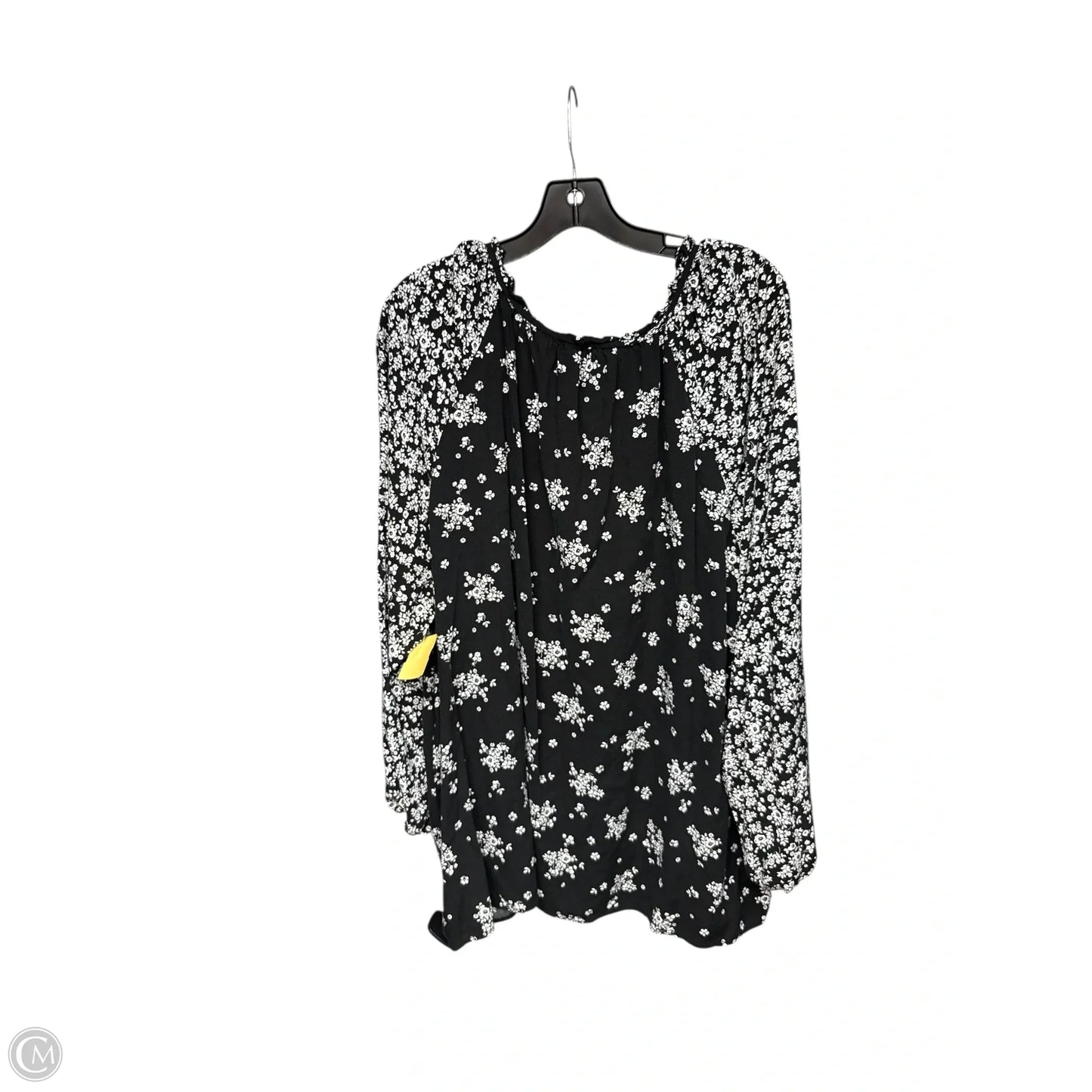 Top Long Sleeve By Torrid In Black & White, Size: 3x