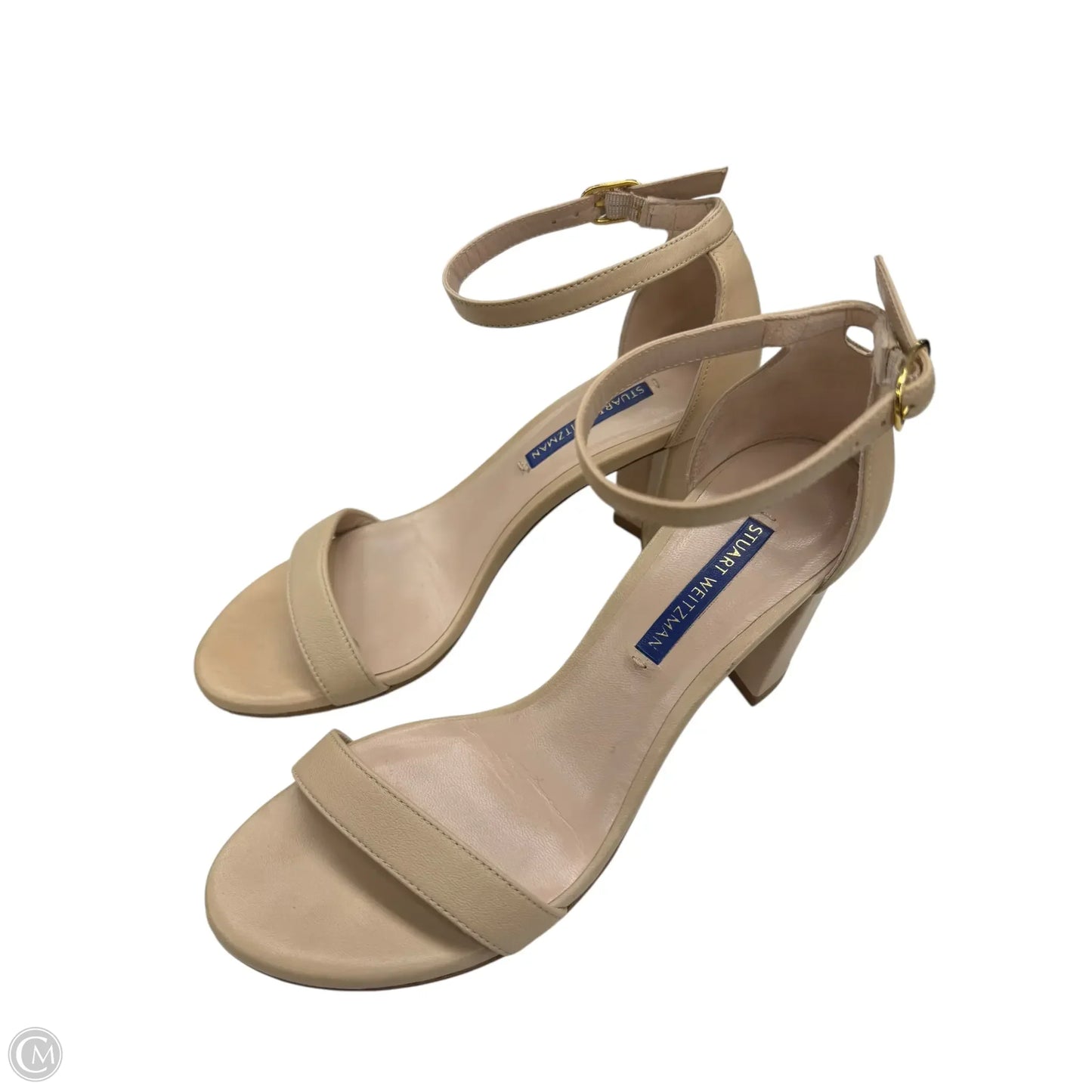 Shoes Designer By Stuart Weitzman In Cream, Size: 6
