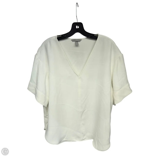 Top Short Sleeve By H&m In White, Size: L